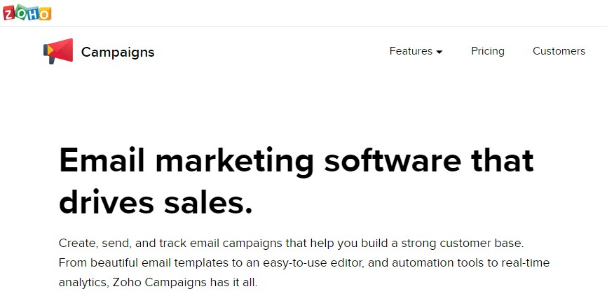 ZOHO Email Marketing Services